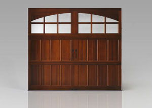 Windowed garage door design