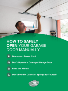 How to Safely Open Your Garage Door Manually