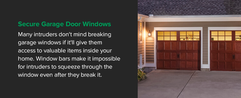Secure Garage Door Windows