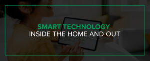 Smart home technology being controlled on an Ipad