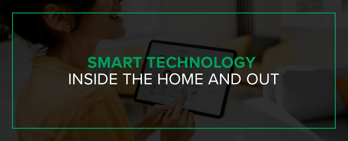 Smart home technology being controlled on an Ipad